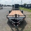 2024 BWise 7 x 18 Equipment Trailer – Heavy Duty Ladder Ramps