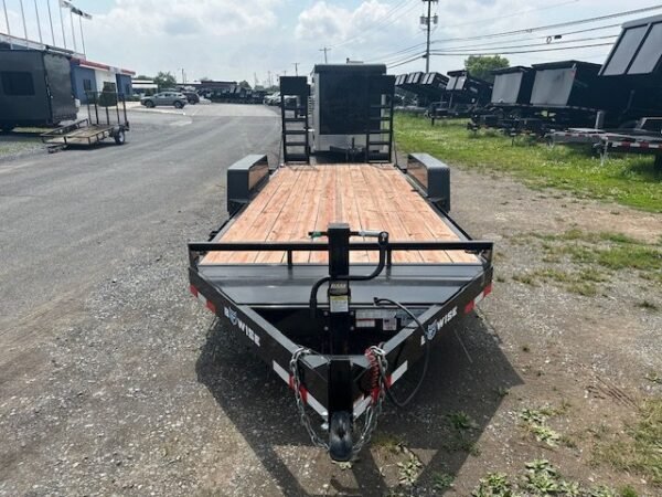 2024 BWise 7 x 18 Equipment Trailer – Heavy Duty Ladder Ramps