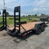 2024 BWise 7 x 18 Equipment Trailer – Heavy Duty Ladder Ramps