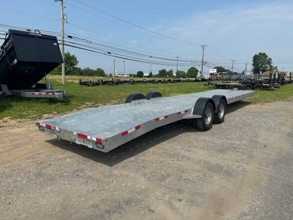 2025-7x35-JF-OPEN-CAR-HAULER-SLIDE-OUT-RAMPS-6.jpg 2025 JF Trailers 7×35 Galvanized Car Trailer – Torsion Axles
