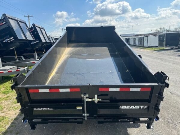 2025-CAM-SUPERLINE-7X14-DUMP-TRAILER-HYDRAULIC-JACK-COMBO-GATE-WITH-RAMPS-3.jpg CAM Superline Beast 7 x 14 Dump Trailer – Hydraulic Jack