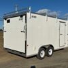 2025-CARMATE-8.5X16-ENCLOSED-CONTRACTOR-TRAILER-RAMP-DOOR-2.jpg Car Mate 8.5 x 16 Enclosed Contractor Trailer – Ramp Door