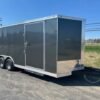Covered Wagon 8.5 x 20 V-Nose Enclosed Car Trailer – 6″ Added Height