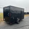 Homesteader 6 x 12 V-Nose Enclosed Trailer – Black Trim