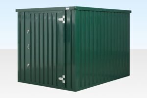 251-3M-Green-Store-960x640-2.jpg 3m x 2.1m Flat Packed Storage Container