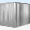 3M X 2.1M Flat Pack Storage Container – Galvanised