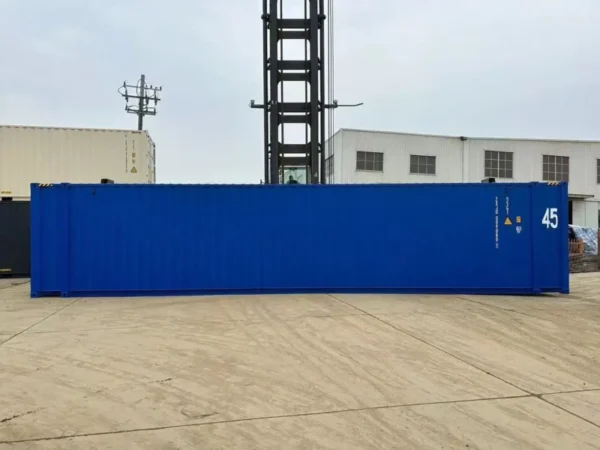 New 45‑ft High Cube Shipping Container – Bold Blue Finish