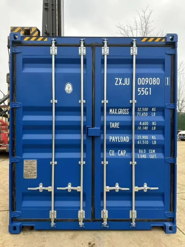 New 45‑ft High Cube Shipping Container – Bold Blue Finish