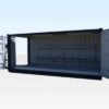 20Ft X 8Ft Open Side Bunded Open Mesh Floor Store