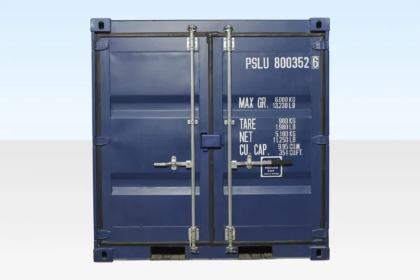 8Ft Shipping Container One Trip (Blue)