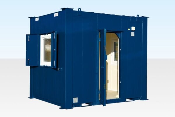 901-security-hut-sale-ral5013-960x640-1.jpg 3 Window Security Gatehouse