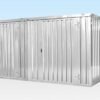 4M X 4.2M Side Linked Flat Pack Container Bundle (Galvanised)