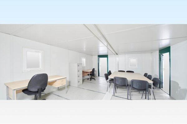 987-side-link-flatpack-office-inside1.jpg 6.5M X 4.6M Side Linked Flat Pack Container Office