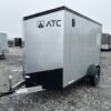 ATC 6 x 10 Aluminum Enclosed Cargo Trailer – Black Trim