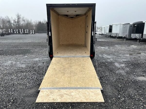 ATC 6 x 10 Aluminum Enclosed Cargo Trailer – Black Trim
