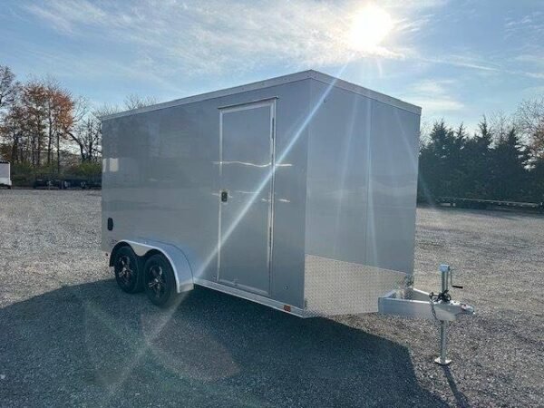 ATC-7-x-14-Aluminum-Enclosed-Cargo-Trailer-V-Nose-Aluminum-Wheels-2.jpg ATC 7 x 14 Enclosed Aluminum V-Nose Trailer – Aluminum Wheels