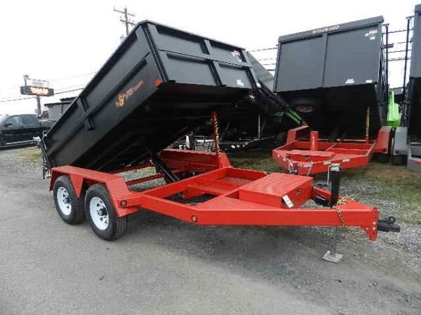 BWise 6 x 10 Low Profile Dump Trailer – Combo Gate & Ramps