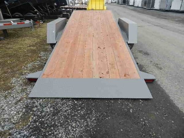 BWise 7 x 22 Low Profile Split-Tilt Equipment Trailer