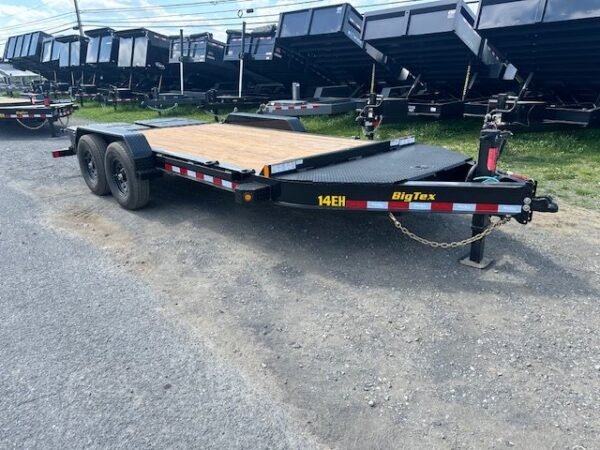 Big Tex 14EH Low Profile 7 x 16 Equipment Trailer – Mega Ramps