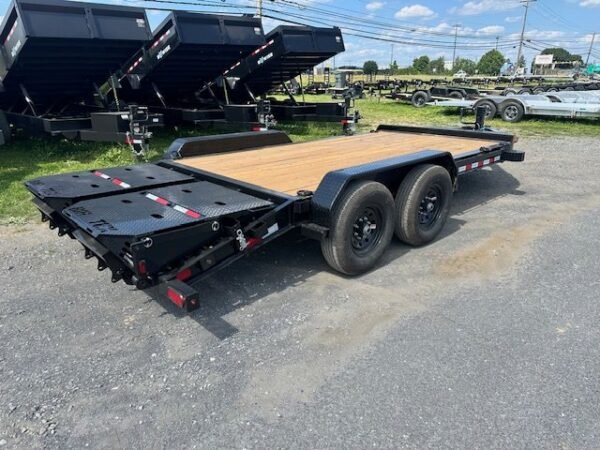 Big Tex 14EH Low Profile 7 x 16 Equipment Trailer – Mega Ramps