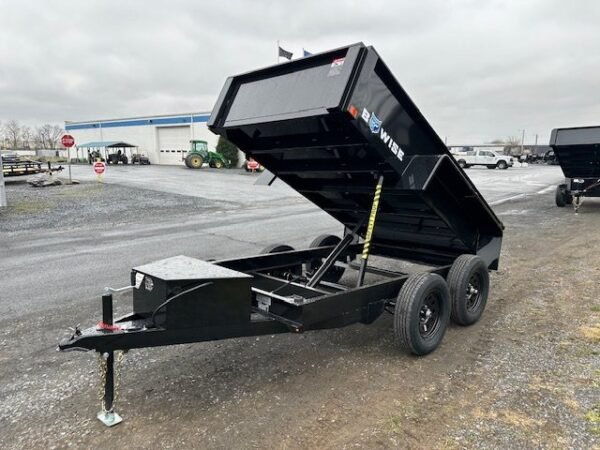 Bwise-5-x-10-Low-Profile-Dump-Trailer-Tandem-Axle-Electric-Brakes-Spreader-Gate-1.jpg BWise 5 x 10 Low Profile Dump Trailer – Spreader Gate