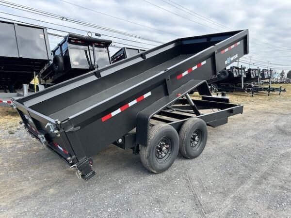 Bwise-7-x-16-Low-Profile-Dump-Trailer-Twin-Telescopic-Cylinders-Combo-Gate-Ladder-Ramps-2-1.jpg BWise 7 x 16 Low Profile Dump Trailer – Telescopic Cylinders