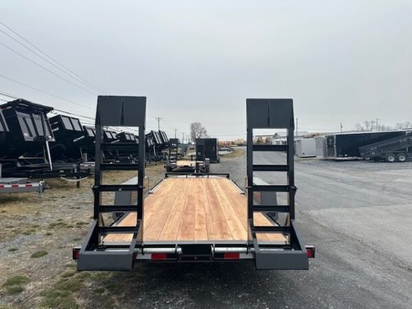 Bwise-7-x-20-Equipment-Trailer-Ladder-Ramps-Tongue-Tray-Pallet-Fork-Carrier-3.jpg BWise 7 x 20 Heavy Duty Equipment Trailer – Ladder Ramps
