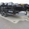 BWise 7 x 12 Deckover Dump Trailer – Fold Down Sides