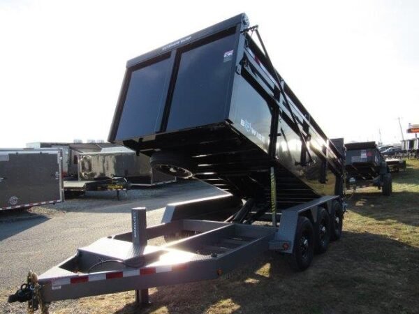 BWise 7 x 16 Heavy Duty Dump Trailer – Tri-Axle Ultimate Dump