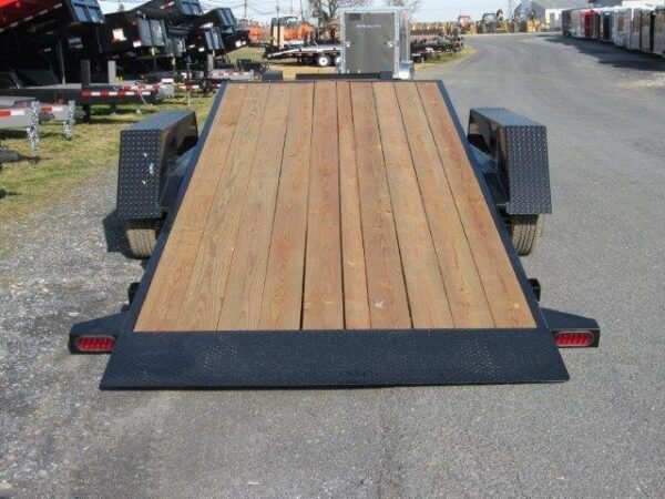 BWise 7 x 20 Low Profile Split-Tilt Equipment Trailer – Gravity Tilt