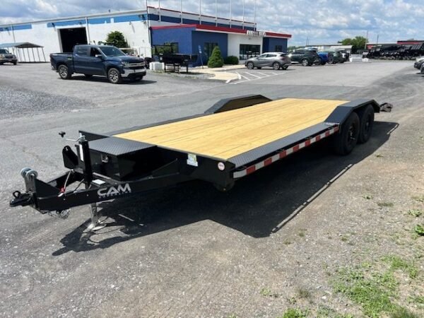 CAM Superline 8 x 20 Full Width Equipment Trailer – Slide Out Ramps