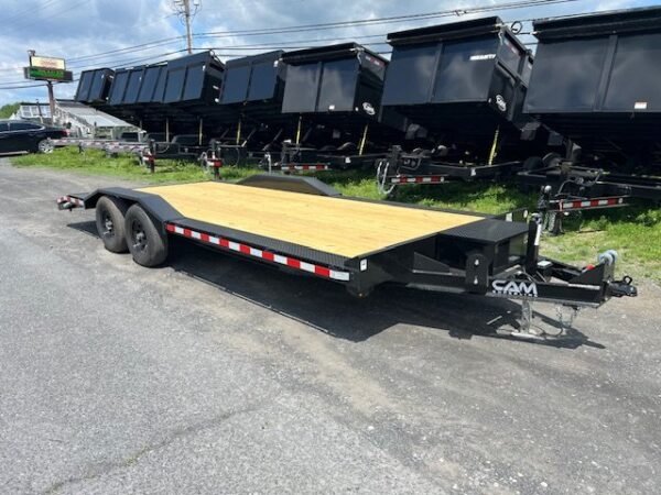 CAM Superline 8 x 20 Full Width Equipment Trailer – Slide Out Ramps