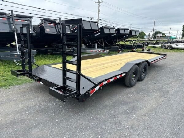 CAM Superline 8 x 24 Full Width Equipment Trailer – Ladder Ramps