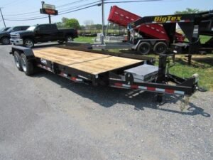 Cam-Superline-8CAM21STT-Low-Profile-Split-Tilt-Trailer-Pallet-Fork-Carrier-7.jpg CAM Superline 7 x 21 Equipment Trailer – Gravity Split-Tilt