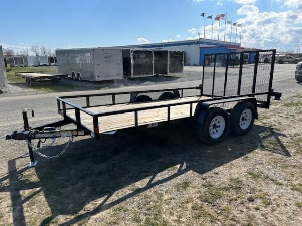 Car-Mate-6-x-14-Tandem-Axle-Landscape-Utility-Trailer-Wood-Deck-Landscape-Gate-1.jpg Car Mate 6 x 14 Landscape Utility Trailer – Landscape Ramp
