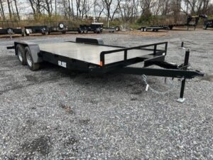 Car-Mate-7-x-18-Open-Car-Trailer-Steel-Deck-Winch-Plate-Slide-Out-Ramps-2.jpg Car Mate 7 x 18 Open Car Trailer – Full Steel Deck