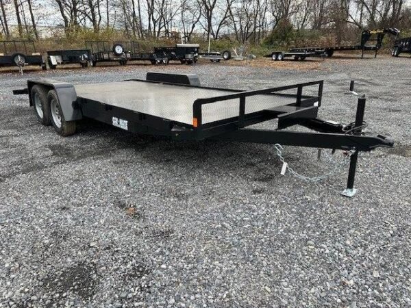Car-Mate-7-x-18-Open-Car-Trailer-Steel-Deck-Winch-Plate-Slide-Out-Ramps-2.jpg Car Mate 7 x 18 Open Car Trailer – Full Steel Deck