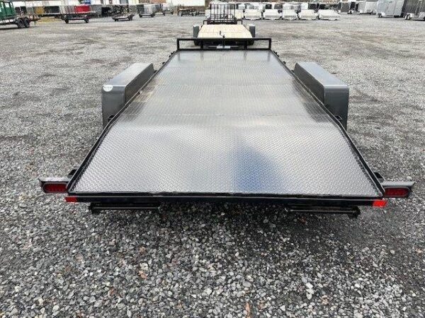 Car-Mate-7-x-18-Open-Car-Trailer-Steel-Deck-Winch-Plate-Slide-Out-Ramps-5.jpg Car Mate 7 x 18 Open Car Trailer – Full Steel Deck