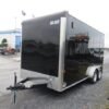 Car-Mate-7x16-Cargo-Trailer-Ramp-Door-Side-Door-18in-Added-Height-4.jpg Car Mate 7 x 16 Enclosed Cargo Trailer – 18″ Added Height