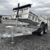 Cargo Pro 6 x 12 Aluminum Dump Trailer – Ladder Ramps
