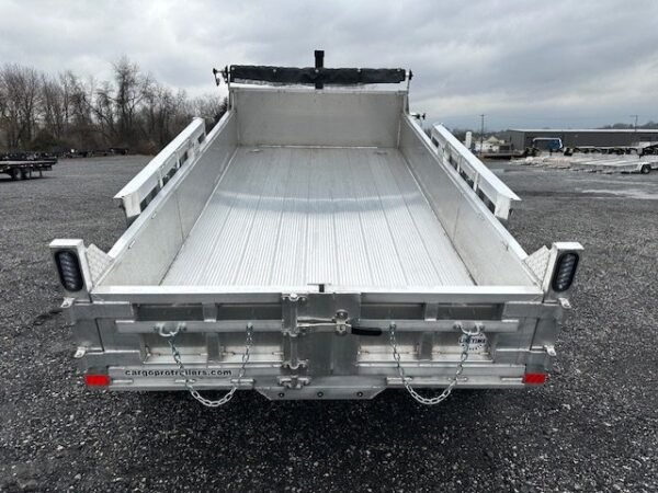 Cargo Pro 6 x 12 Aluminum Dump Trailer – Ladder Ramps