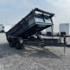 Covered Wagon 6 x 12 Prospector Dump Trailer – Ladder Ramps
