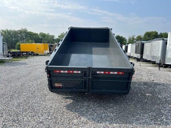 Covered Wagon 6 x 12 Prospector Dump Trailer – Ladder Ramps