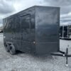Homesteader 7 x 14 Enclosed Cargo Trailer – Black Trim OHV