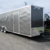 Homesteader-8.5x24-V-Nose-Enclosed-Car-Hauler-Ramp-Door-Extended-Tongue-3.jpg Homesteader 8.5 x 24 Enclosed V-Nose Car Trailer – Extended Tongue