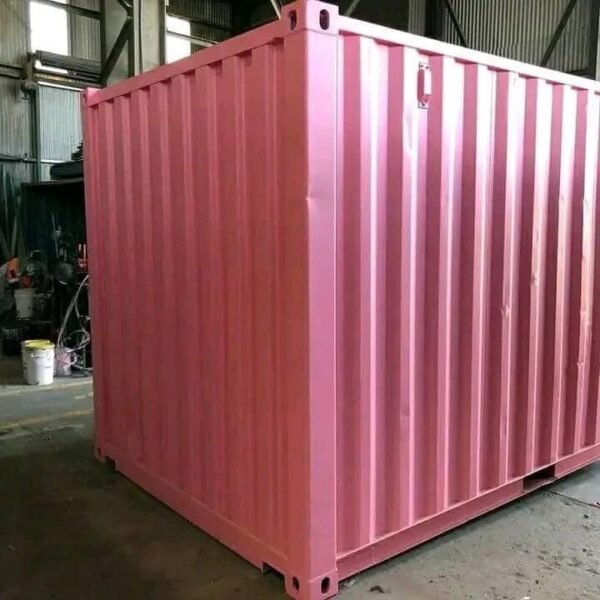 10 ft Pink Container with Roll‑Up Door
