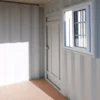 8ft Cubic Shipping Container w/Door+Window 8’Lx6.7’Wx7.4’H