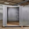 3M X 2.1M Flat Pack Storage Container – Galvanised