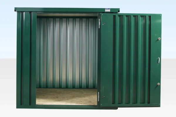 Powder-Coated-Flat-Packed-Metal-Storage-Container-1.webp (Powder Coated) Flat Packed Metal Storage Container