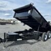 Premier-6x12-Dump-Trailer-Rear-Combo-Gate-Slide-Out-Ramps-Tarp-Kit-1.jpg Premier 6 x 12 Low Profile Dump Trailer – Ladder Ramps